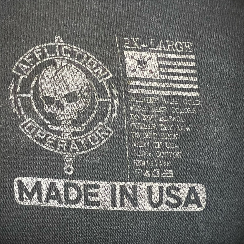 Affliction X Operator Sea-Air-Land Graphic Tee Men’s 2xl — image 7 of 8